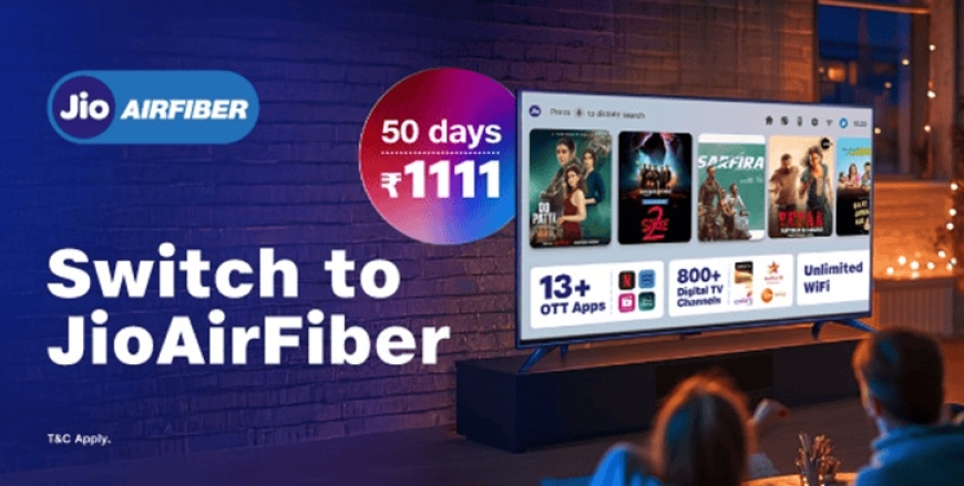 Jio AirFiber Price and Plans 2025: Latest Reliance Jio AirFiber Offers, Benefits & Full Comparison