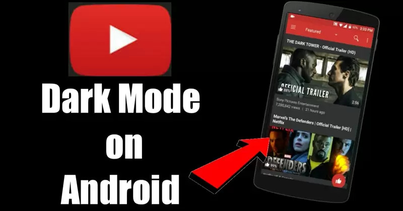 Turn on Dark Mode on Youtube